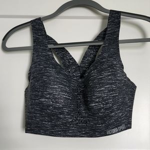Grey and White Heather Victoria's Secret Sports Bra
